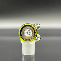 Titz Glass 14mm Slide #22 (Lime Over Bronze Pearl)