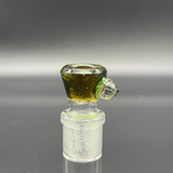 Titz Glass 18mm Slide #21 (Lime Over Bronze Pearl)
