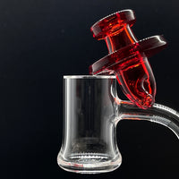 Vigil Glass Spinner Cap Fullyworked #02 (Pomegranate)
