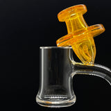 Vigil Glass Spinner Cap Fullyworked #06 (Transparent Orange)