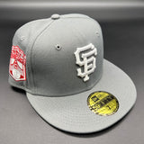 SF Giants NE Fitted (Gray/White/Red) w/‘10 WSC Side Patch