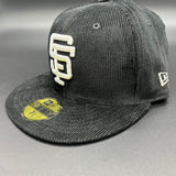 SF Giants NE Corduroy Fitted (Black/White/Red) w/‘89 WS Side Patch