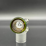 Titz Glass 14mm XL Slide #06 (Lime Over Bronze Pearl)