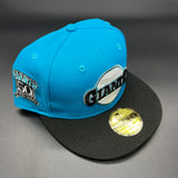 SF Giants NE Fitted (Turquoise/Black) w/‘50th Anniversary Side Patch