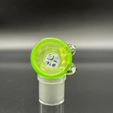 Titz Glass 18mm XL Slide #05 (Lime Over White Satin)