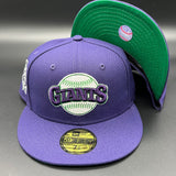 SF Giants NE Fitted (Purple/Green) w/‘25th Anniversary Side Patch