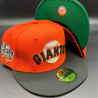 SF Giants NE Fitted (Orange/Black) w/‘10 WS Side Patch