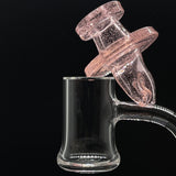 Vigil Glass Spinner Cap Fullyworked #15 (Pink Lollipop)