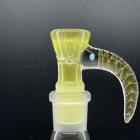 Jarred Bennett Glass Fully worked 18mm Slide #06 (Canary Yellow)